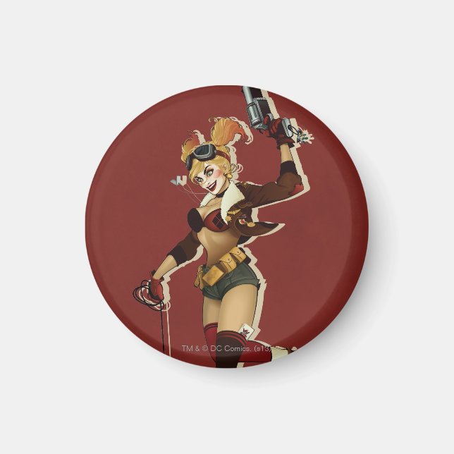 Harley Quinn Bombshells Pinup Magnet (Front)