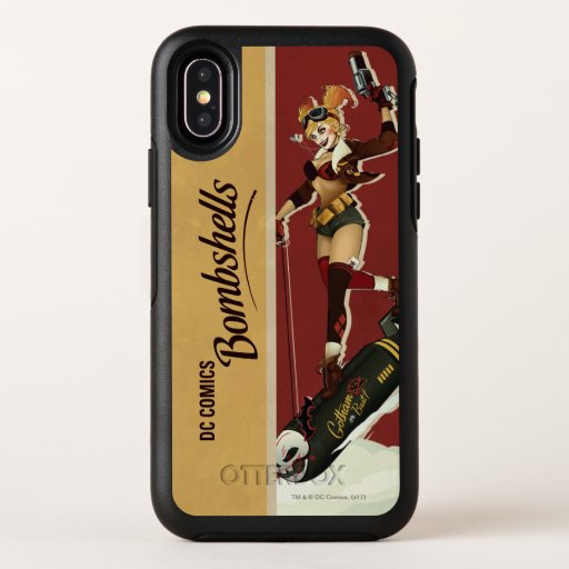 Harley Quinn Bombshells Pinup OtterBox Symmetry iPhone X Case