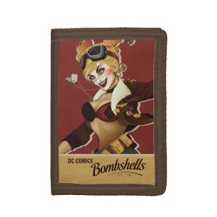 Harley Quinn Bombshells Pinup Tri-fold Wallet