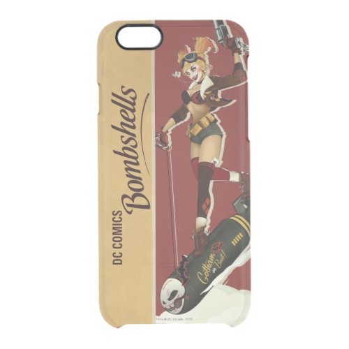 Harley Quinn Bombshells Pinup Clear iPhone 66S Case