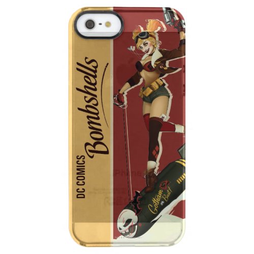 Harley Quinn Bombshells Pinup Clear iPhone SE55s Case