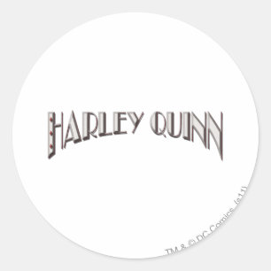 Harley Quinn - Logo Classic Round Sticker