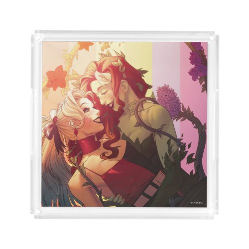 Harley Quinn  Poison Ivy Pride Comic Cover Acrylic Tray