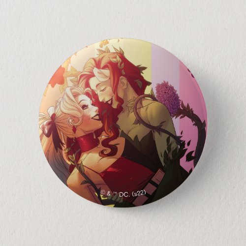 Harley Quinn  Poison Ivy Pride Comic Cover Button