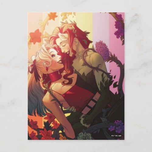 Harley Quinn  Poison Ivy Pride Comic Cover Postcard