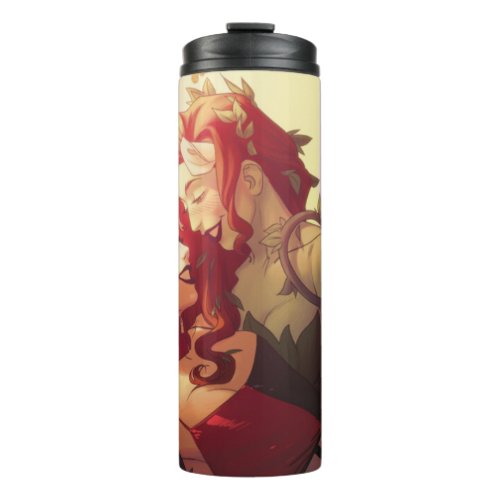 Harley Quinn  Poison Ivy Pride Comic Cover Thermal Tumbler