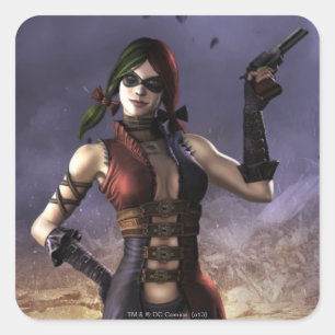 Harley Quinn Square Sticker