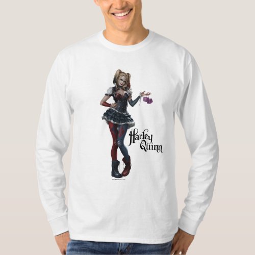 Harley Quinn With Fuzzy Dice T_Shirt