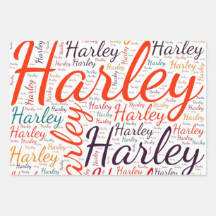 Harley Wrapping Paper Sheets