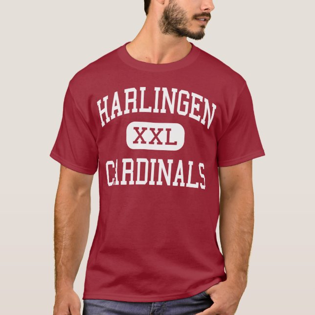 Harlingen - Cardinals - High - Harlingen Texas T-Shirt (Front)