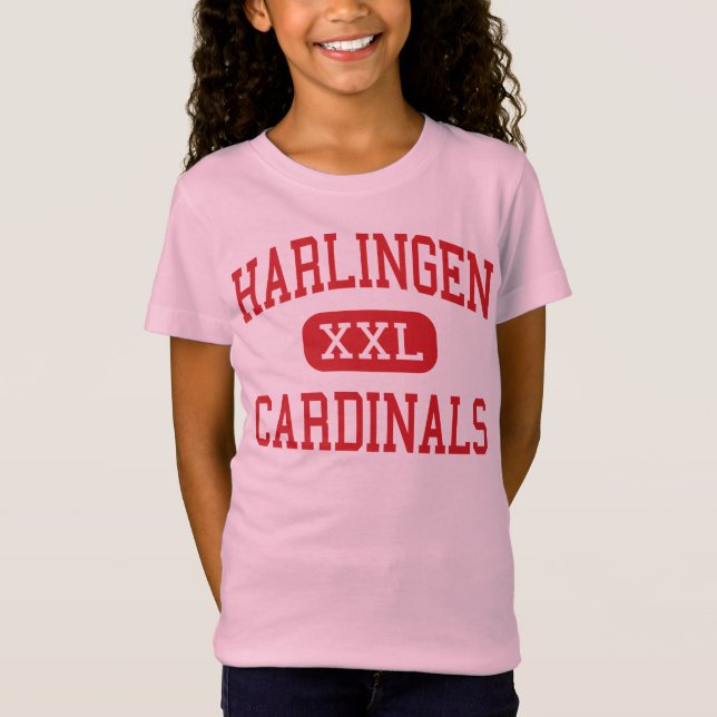 Harlingen - Cardinals - High - Harlingen Texas T-Shirt (Front)