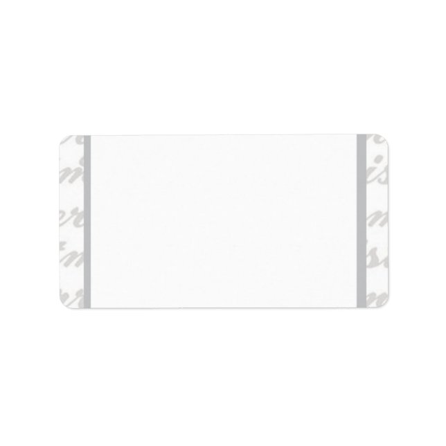 Harlock - Merry Christmas In Grey - Address Labels (Front)