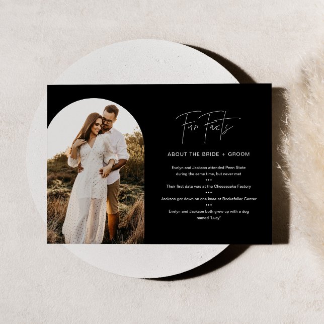 HARLOW Fun Facts About the Bride and Groom Card (Creator Uploaded)