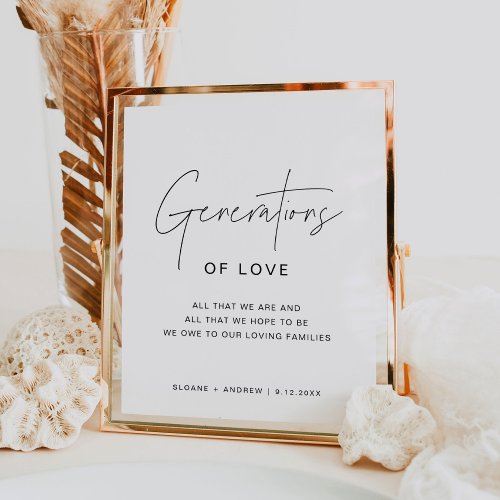 HARLOW Generation of Love Wedding Sign