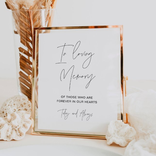 HARLOW In Loving Memory Wedding Sign (Creator Uploaded)