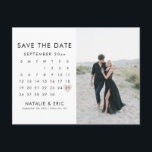 HARLOW modern simple clean save the date postcard<br><div class="desc">This is a modern save the date postcard featuring a simple   clean modern design. Use the "personalize this template" button to make this save the date completely your own.</div>