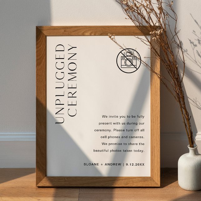 HARLOW Unplugged Ceremony Wedding 18x24 Poster (Creator Uploaded)