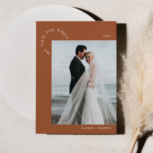 HARLOW Wedding Elopement We Tied The Knot _ Sienna Invitation