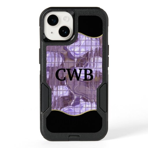 Harlowish Rue Protective Chic Monogram  OtterBox iPhone 14 Case