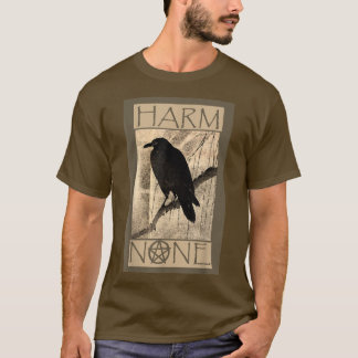 Harm None WiccanPagan Design  T-Shirt