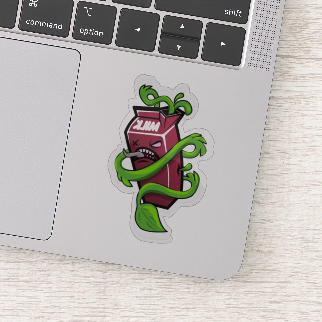 Harmful Milk Sticker (Detail)