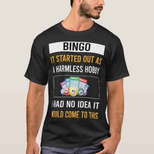 Harmless Hobby Bingo T_Shirt