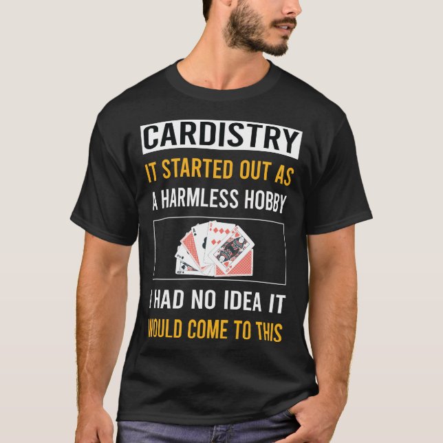 Harmless Hobby Cardistry Cardist T-Shirt (Front)