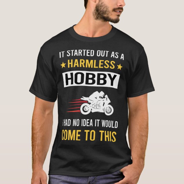 Harmless Hobby Motor Sports T-Shirt (Front)