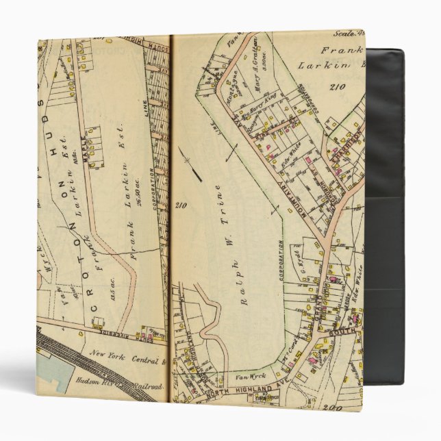 Harmon Park, New York Binder (Front/Inside)