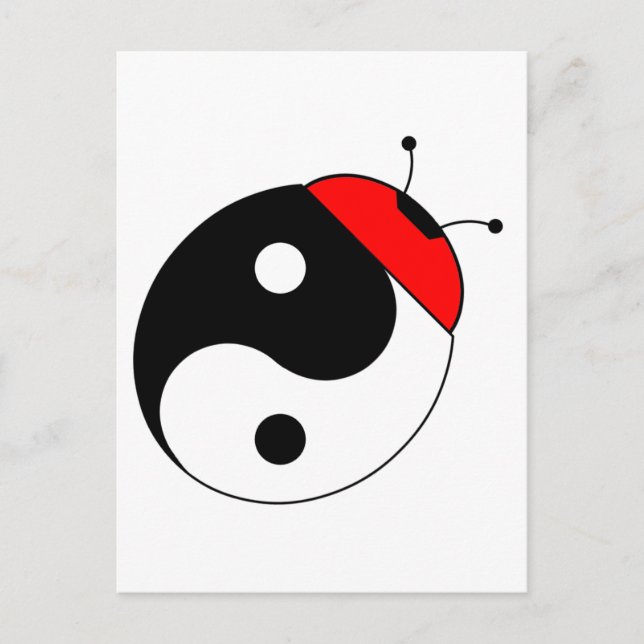 harmonia ladybug postcard (Front)