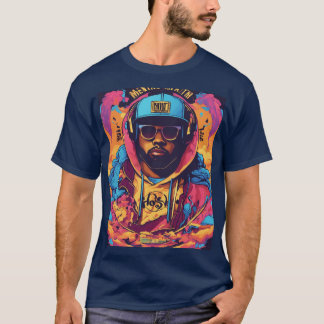 Harmonic Fusion: Nature Meets TMen's Basic T-Shirt