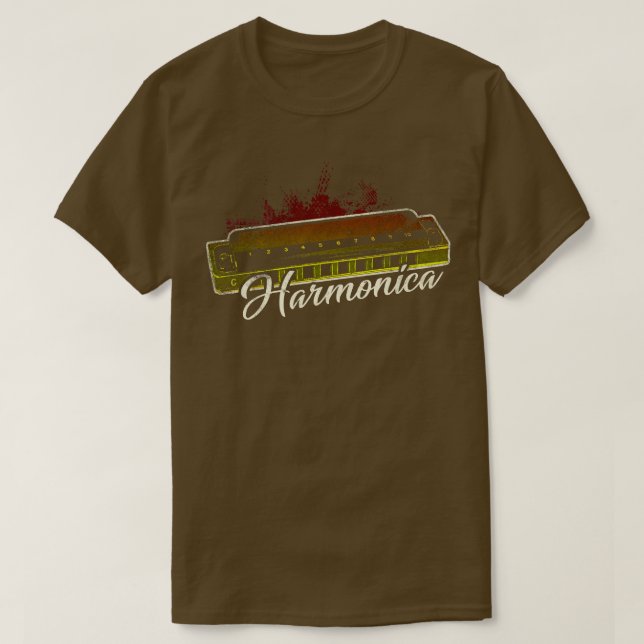 Harmonica 3 T-Shirt (Design Front)