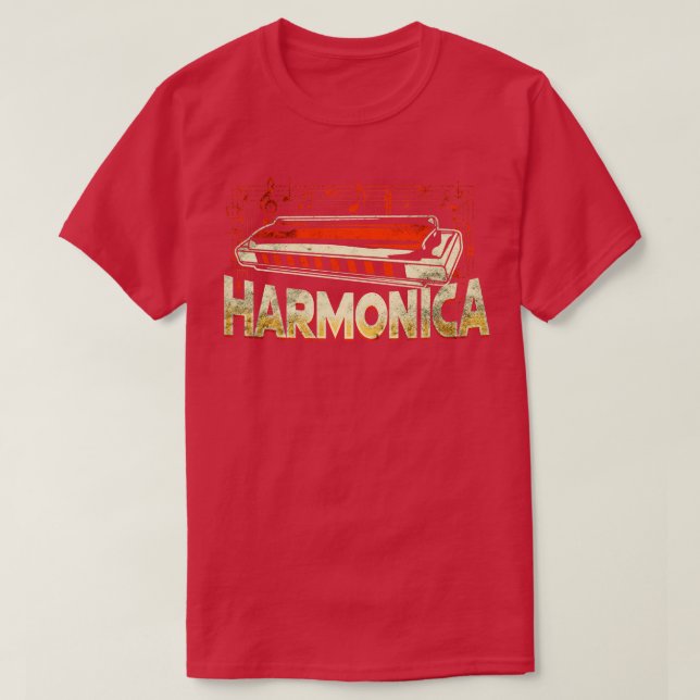 Harmonica 9 T-Shirt (Design Front)