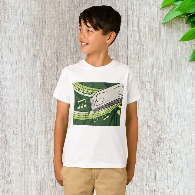 Harmonica Blues and Folk Music T-Shirt (Creator Uploaded)