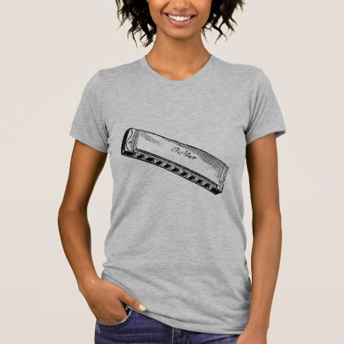 HarmonicaBlues Harp T_Shirt