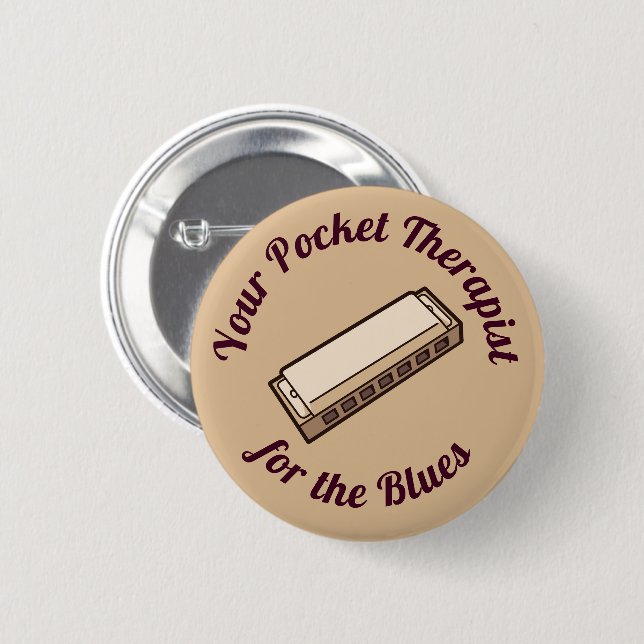 Harmonica Button (Front & Back)