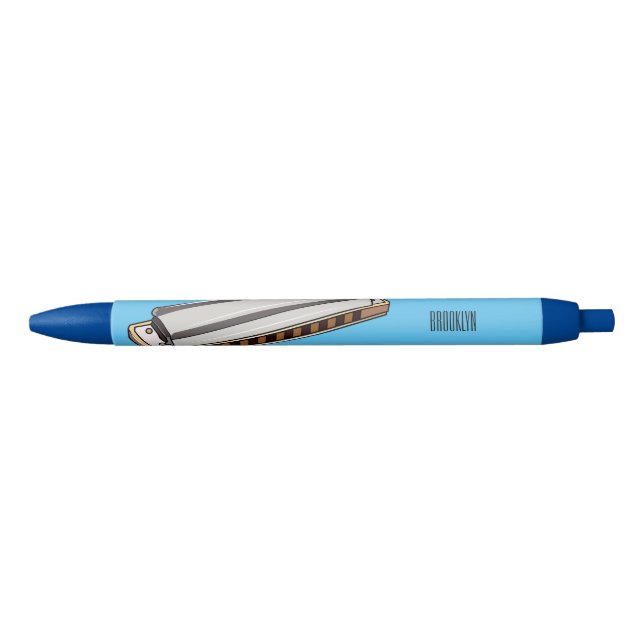 Harmonica cartoon illustration pen (Front)