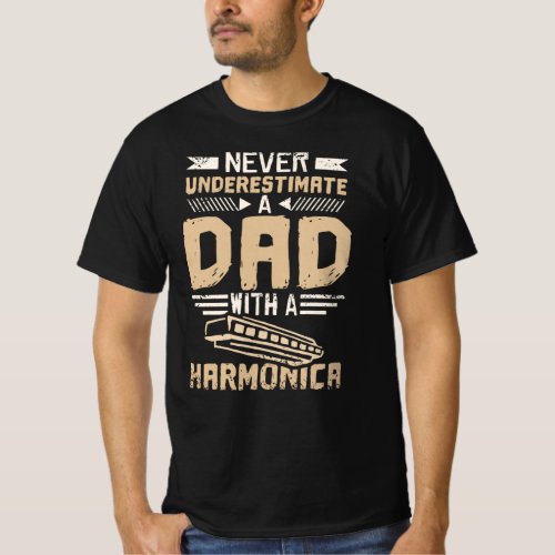 Harmonica Dad T_Shirt