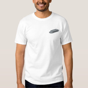 Harmonica Embroidered T-Shirt