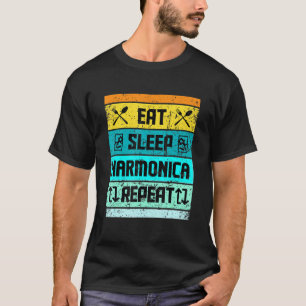 Harmonica Harmonica Players For Men Women Kids T-Shirt