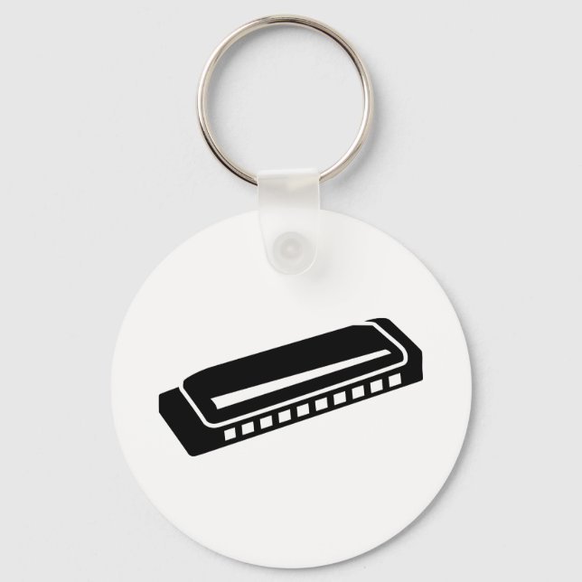 Harmonica Keychain (Front)