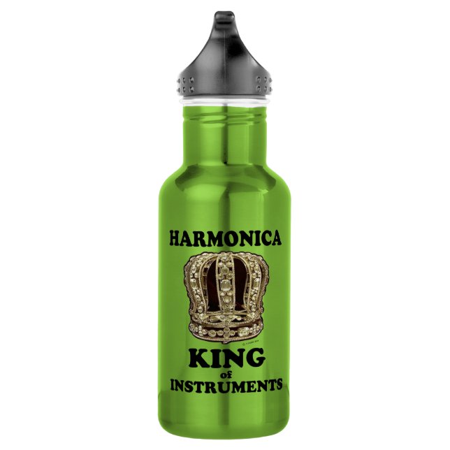 Harmonica King of Instruments Stainless Steel Water Bottle (Right)