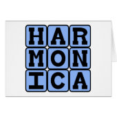 Harmonica, Musical Instrument (Front Horizontal)