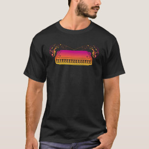 Harmonica Player Instrument Harmonica Mouth Organ T-Shirt
