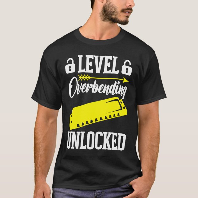 Harmonica Player Level Unlocked T-Shirt (Front)