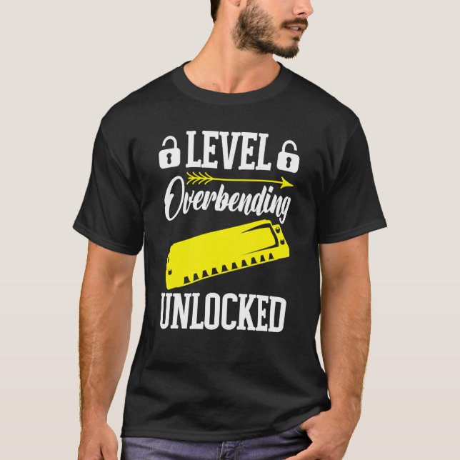 Harmonica Player Level Unlocked T-Shirt (Front)