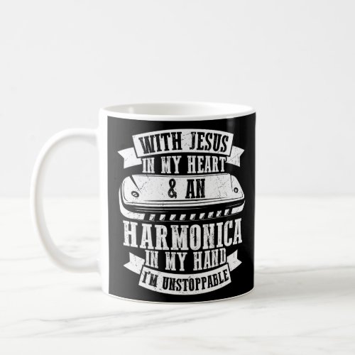 Harmonica Player Quote For Mouth Harp And Harmonic Coffee Mug