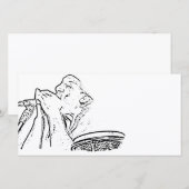 Harmonica Player with drum outline (Front/Back)