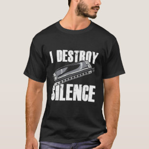 Harmonica Playing For Harmonica Player Harmonica T T-Shirt