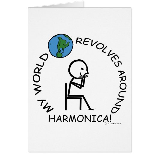 Harmonica- World Revolves Around Cards (Front)